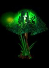 Модель светящегося гриба