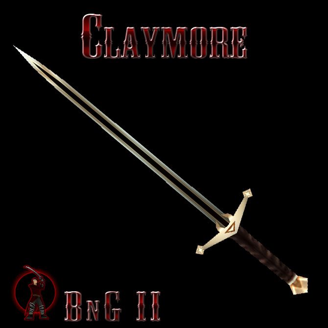 Claymore модель двуручного меча